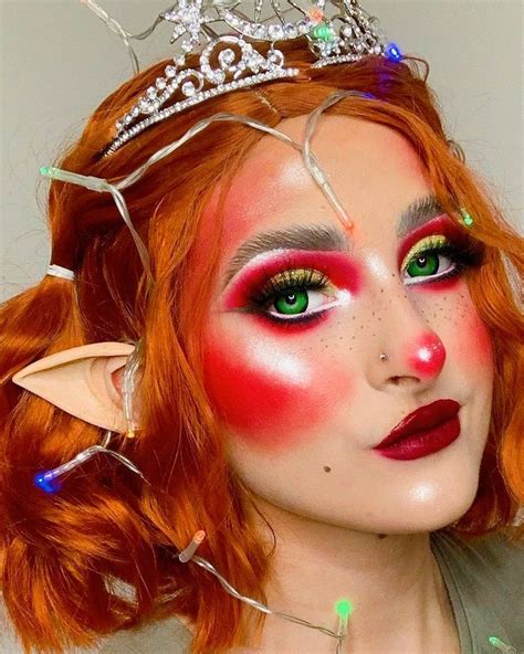 christmas elves makeup